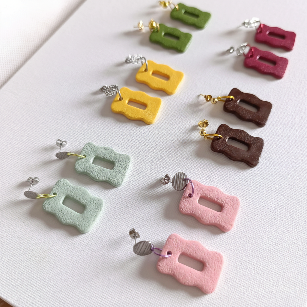 Fotografia melhorada dos brincos